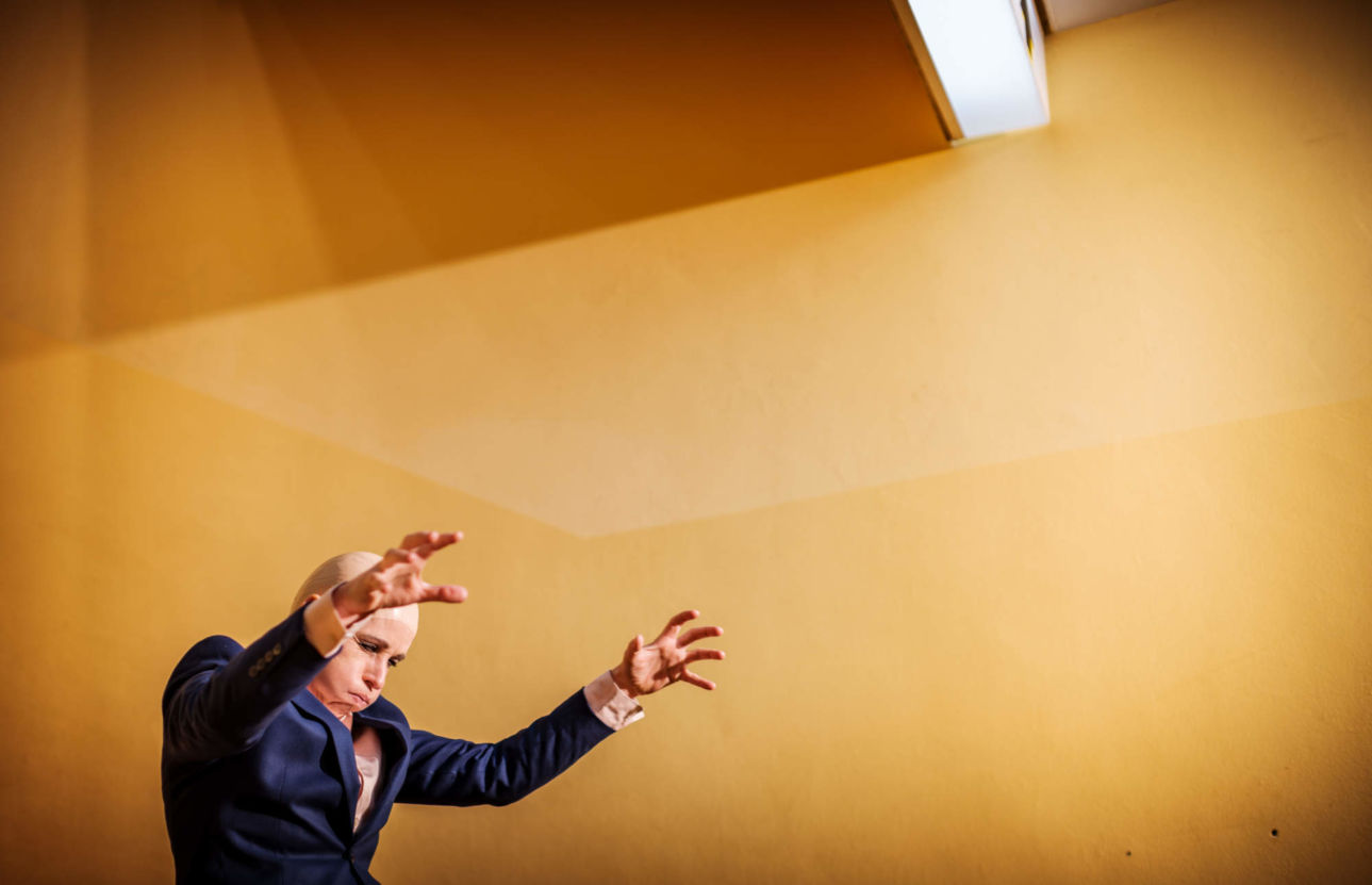 Fotoprobe zur Auffuehrung Der Ring des Schlosstheater Moers am Mittwoch 21.02.2018 in Moers. Foto: fotostudnar / Jakob Studnar